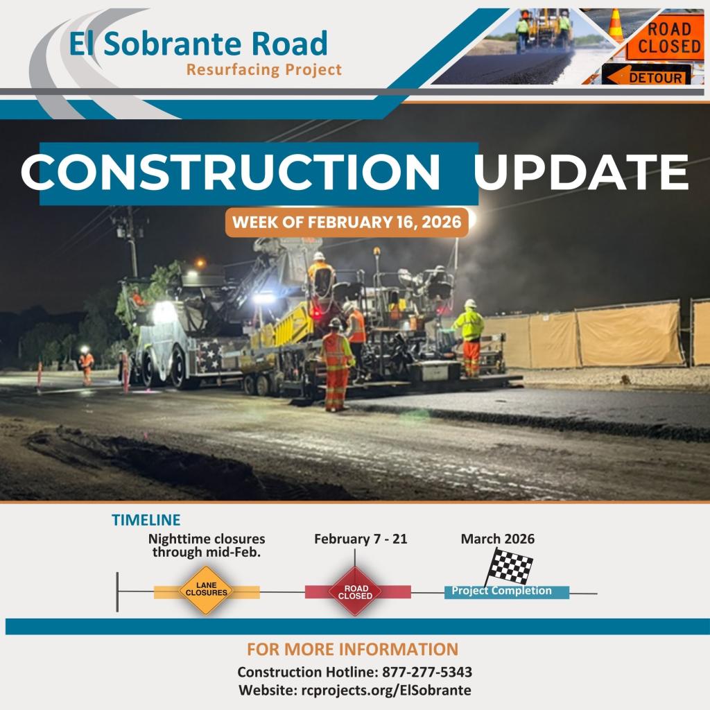 Project Update - El Sobrante Road