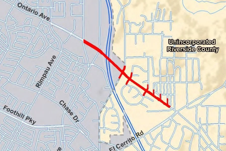 Ontario Avenue Location Map