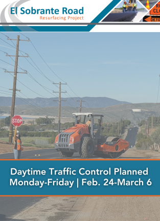 Traffic Alert – El Sobrante Road Flyer